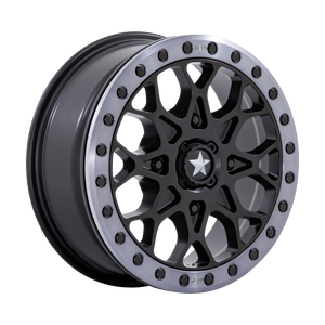 PORTAL UTV BEADLOCK - SATIN BLACK W/ GRAY TINT RING