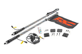 Whip Mount | Bed | 4' Multl-Color LED Whip Pair | Honda Talon 1000