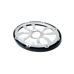 HXM69FGB -6"x9" Flush Mount Speaker Grills - Brushed Aluminum/Black (Pair)
