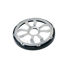 HXM8FGB - 8" Elite Flush Mount Speaker Grills - Brushed Aluminum/Black (Pair)