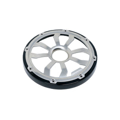HXM8FGB - 8" Elite Flush Mount Speaker Grills - Brushed Aluminum/Black (Pair)