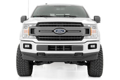 LED Light Kit | Grille Mount | 10" Black Slimline Pair | Ford F-150 (18-20)