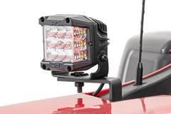 LED Light Kit | Ditch Mount | 2" Black Pair | Spot | Chevy Silverado 1500 (19-26)