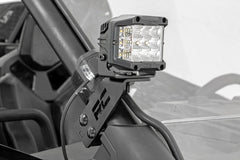 LED Light Kit | "A" Pillar Mount | 2" Black Pair | Spot | Polaris RZR PRO XP