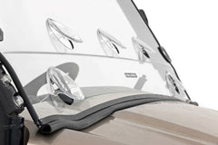 Vented Full Windshield | Scratch Resistant | Kawasaki Mule PRO-FX