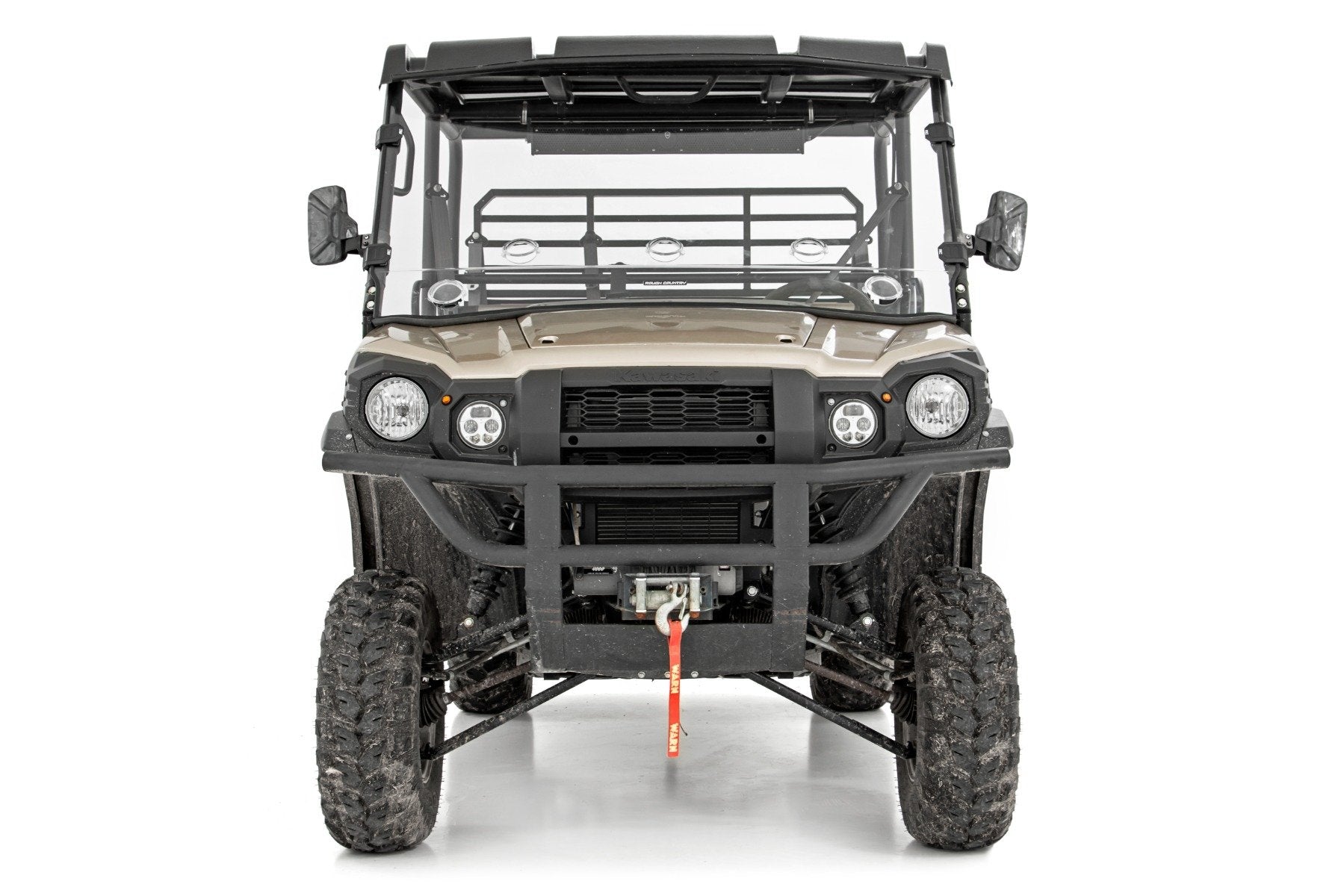 Vented Full Windshield | Scratch Resistant | Kawasaki Mule PRO-FX