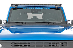LED Light Kit | Ditch Mount | 2" Black Pair | Amber DRL | Ford Bronco (21-26)