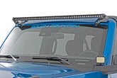 LED Light Kit | Upper Windshield | 50" Black Single Row | Ford Bronco (21-26)