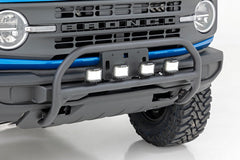 Nudge Bar | 20 Inch Black Single Row LED | Ford Bronco 4WD (2021-2026)