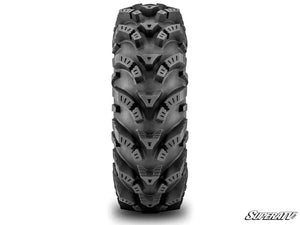 Intimidator Tires 34x10x15 on 15in. Matte Titanium Hellfire Wheels 5/4.5 Pattern