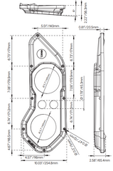 DS18 JL-FD-LR JL/JLU/JT(GLADIATOR) Front Door Panel 2 x 6.5" Speakers + 2 x 1" Tweeters with Custom Bar Handle - DS18