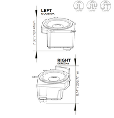 Jeep JL/JLU/JT Dash Enclosure – Loaded 6.5” Left & Right with PRO-JP6NEO, 150W RMS - DS18