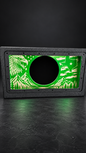 Front studio view of unloaded Kaos Kawasaki KRX Slammer Box