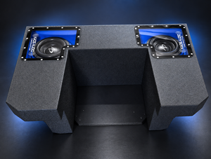 Polaris General dual 10-inch fourth-order bandpass enclosure studio front view