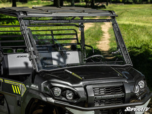 Kawasaki Mule Pro FXR Scratch Resistant Flip Windshield