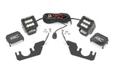 LED Light Kit | Rear Mount | 2" Black Pair | Flood | Kawasaki Teryx 4 1000/Teryx4 800