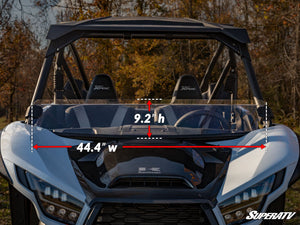 Kawasaki TERYX KRX 1000 Half Windshield - Dark Tint