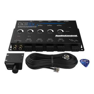 LC8i Black 8-Channel Line Output Converter with Auxiliary Input