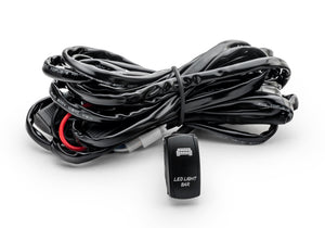 LED Light Wiring Harness with Rocker Switch - Light Bar
