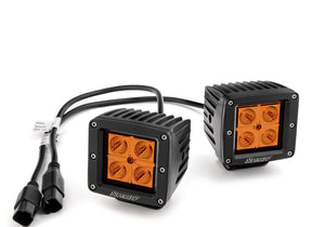 3in. LED Cube Lights - Amber