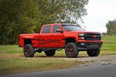 LED Light Mount | Upper Windshield | 54" Curved | Chevy/GMC 2500HD/3500HD (15-19)