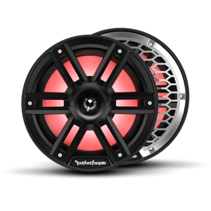 M2-8HB - M2 8" Color Optix TM Marine 2-Way Horn Speakers (pr) - Black - image 4