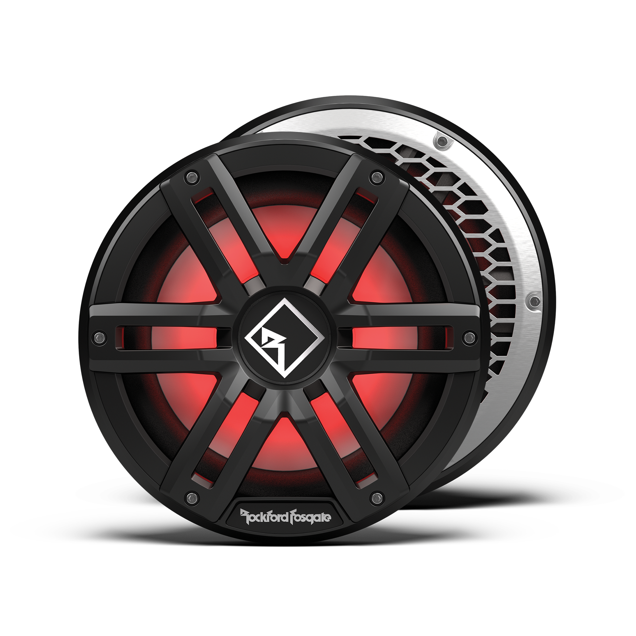 M2 10 DVC 2Ω Color Optix™ Infinite Baffle Marine Subwoofer: Black Gen-2