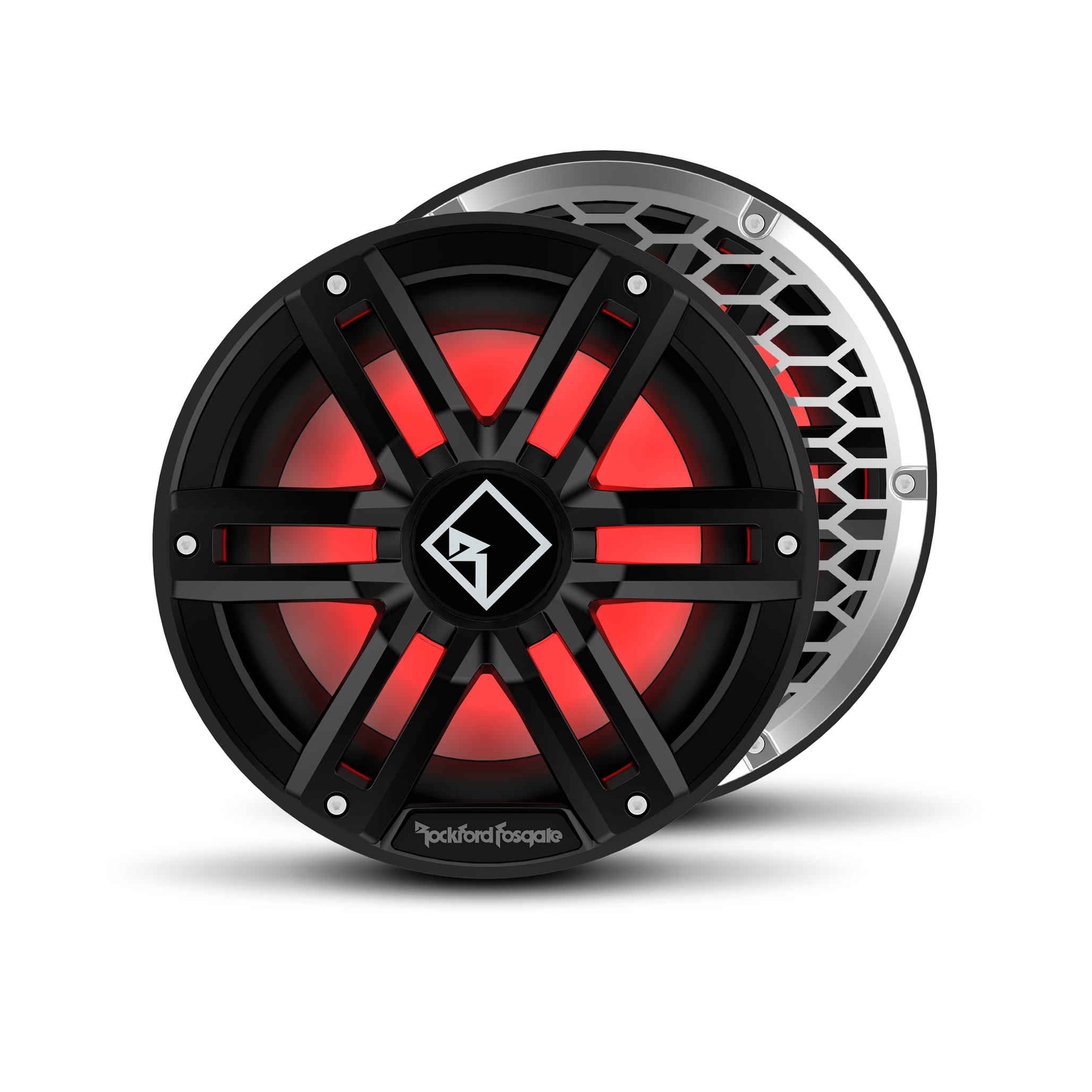 M2D2-10IB - M2 10" DVC 2Ohm Color Optix TM Infinite Baffle Marine Subwoofer - Black - image 2