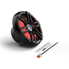 M2 10 DVC 2Ω Color Optix™ Infinite Baffle Marine Subwoofer - Black