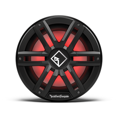 M2 10" DVC 4Ω Color OptixTM Infinite Baffle Marine Subwoofer: Black Gen-2