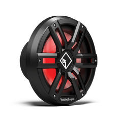 M2 10′′ DVC 4Ω Color Optix™ Infinite Baffle Marine Subwoofer: Black Gen-2