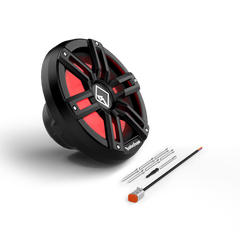 M2 10 DVC 4Ω Color Optix™ Sealed Enclosure Marine Subwoofer - Black