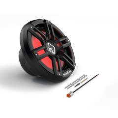 M2 12" DVC 4Ω Color OptixTM Infinite Baffle Marine Subwoofer - Black
