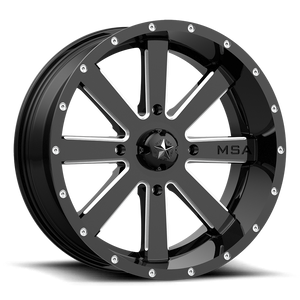 FLASH UTV - GLOSS BLACK MILLED