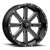 FLASH UTV - GLOSS BLACK MILLED