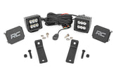 LED Light Kit | Rear Mount | 2" Black Pair | Flood | Can-Am Maverick Sport 1000R