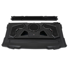 MBQRG2-S7R 500 Watt 7 Speaker Polaris RANGER Audio Roof with 7 Inch LED Source Unit and 45 Inch Light Bar