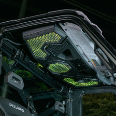MBQRG2-S7R 500 Watt 7 Speaker Polaris RANGER Audio Roof with 7 Inch LED Source Unit and 45 Inch Light Bar