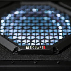 MBQRG2-S7R 500 Watt 7 Speaker Polaris RANGER Audio Roof with 7 Inch LED Source Unit and 45 Inch Light Bar