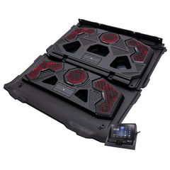 MBQRG4-S14R 1000 Watt 14 Speaker Polaris RANGER Audio Roof with 7 Inch LED Source Unit and 45 Inch Light Bar