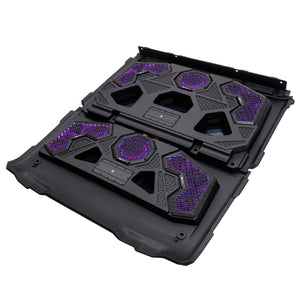 MBQRG4-S14R 1000 Watt 14 Speaker Polaris RANGER Audio Roof with 7 Inch LED Source Unit and 45 Inch Light Bar