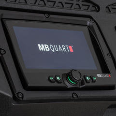 MBQRT2-S7R 500 Watt 7 Speaker Polaris RZR Trail Audio Roof with 7 Inch LED Source Unit and 32 Inch Light Bar