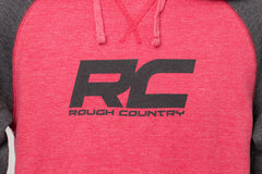 Rough Country Hoodie | Heater | Red/Gray | SM