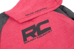 Rough Country Hoodie | Heater | Red/Gray | LG
