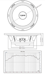 PRO 6.5" Shallow Neodymium Full-Range Loudspeaker 150 Watts Rms 8-Ohm - DS18