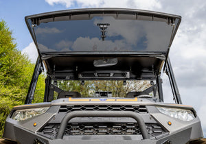 Polaris Ranger XP Kinetic Scratch-Resistant Flip Windshield - 73 Dark SR 2024+
