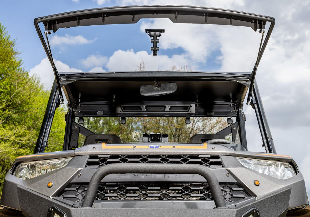 Polaris Ranger XP Kinetic Scratch-Resistant Flip Windshield - Clear 2024+
