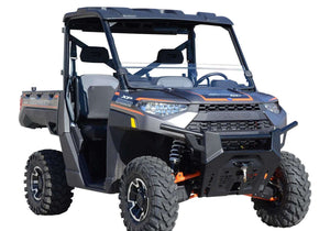 Polaris Ranger Kinetic Half Windshield - Clear