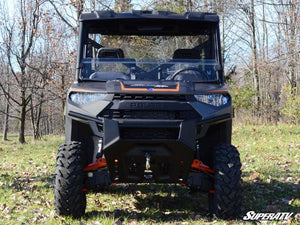 Polaris Ranger Kinetic Half Windshield - Clear