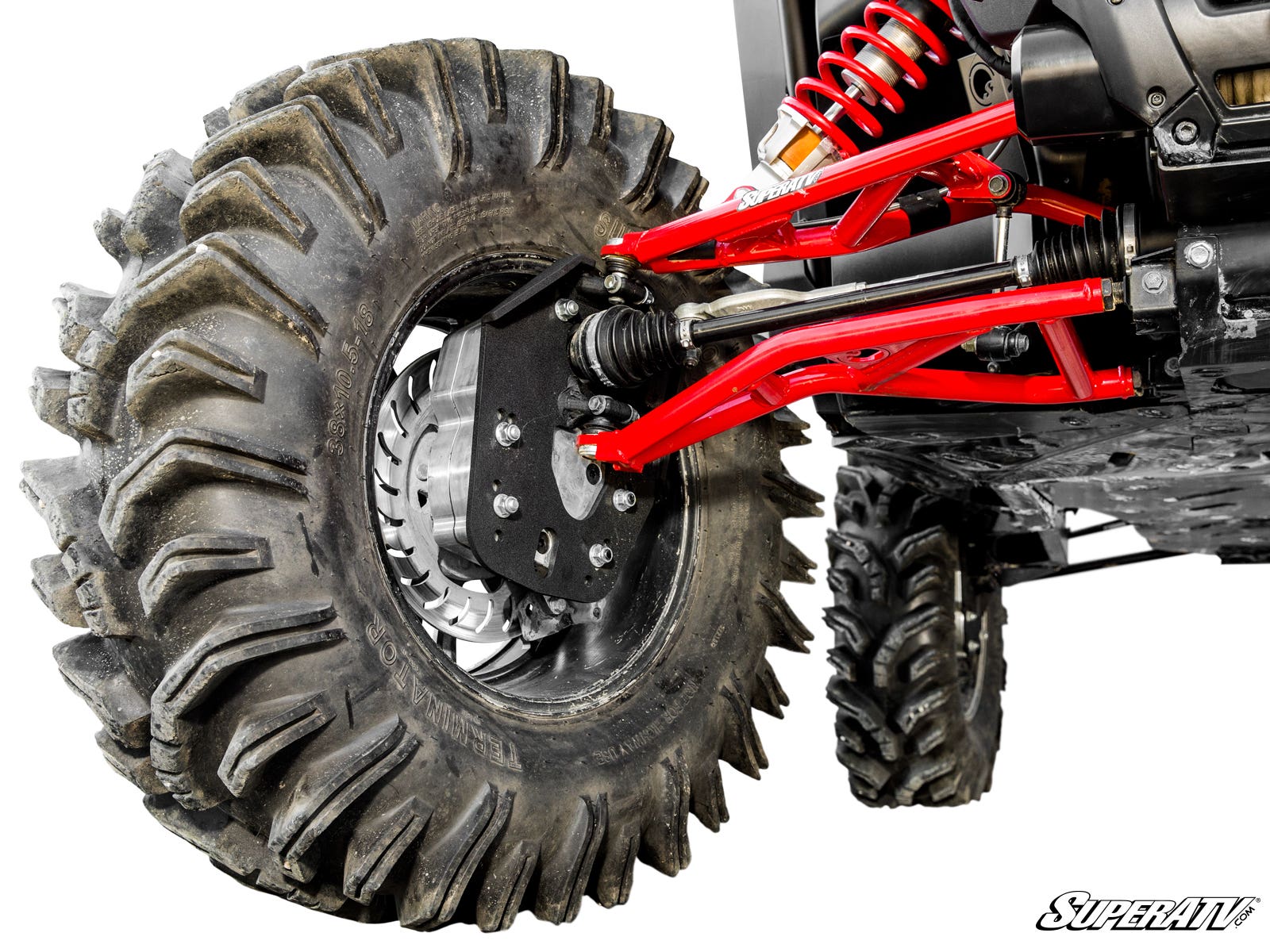 Polaris RZR 1000 6in. Portal Gear Lift - 45% Gear Reduction - Billet Housing - Dual Idler - 45% Gear Reduction - With Frame Stiffener